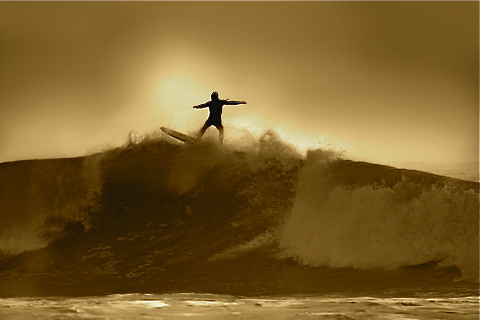 meditation helps you ride the waves of life